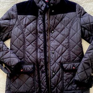 Tommy Hilfiger black quilted jacket size XS